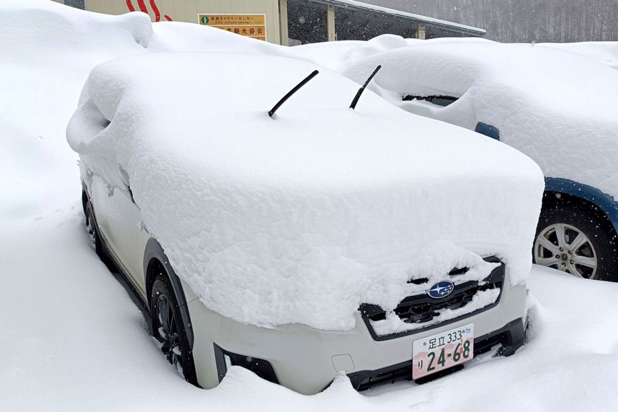 雪国で1か月経ちました。